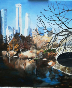 Named contemporary work « New York », Made by DOMINIQUE PALIS