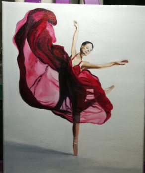 Contemporary work named « La Danseuse », Created by DOMINIQUE PALIS