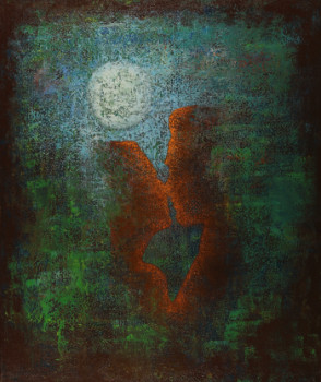 Named contemporary work « I love you », Made by ROBERT BASS