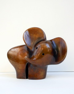 Named contemporary work « L'éléphanteau », Made by PIERRE CONTENT