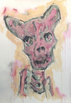 Contemporary work named « soul dog body », Created by PHIL JACQUES