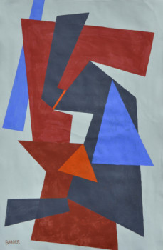 Contemporary work named « composition N°1232 », Created by BAUGIER