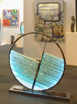 Named contemporary work « Cercle des lumières », Made by SABINE MAîTRE