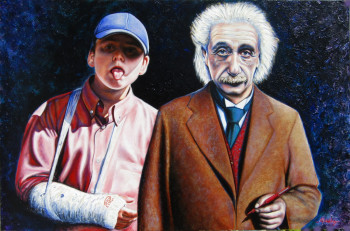 Contemporary work named « Albert Einstein », Created by ALDéHY