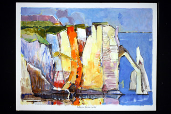 Named contemporary work « Etretat », Made by DALBIEZ