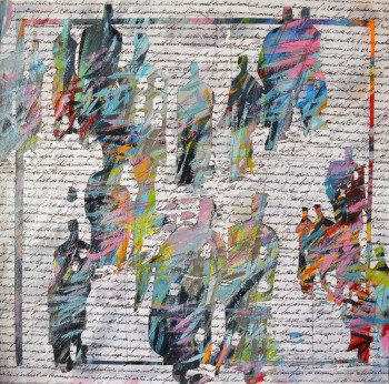 Named contemporary work « Migration », Made by DE LUCA