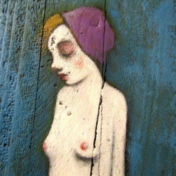 Named contemporary work « Femme dénudée. », Made by FRANçOIS J DURAND
