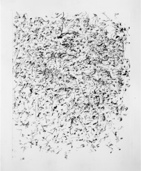 Named contemporary work « encre », Made by JEAN PIERRE BENZEKRI