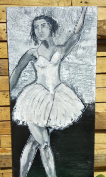 Named contemporary work « la danseuse », Made by RêV à NAISSANCE