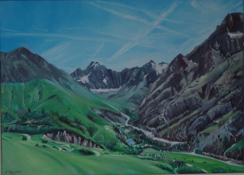 Named contemporary work « Paysage Alpin. 3 », Made by DIDIER SITAUD