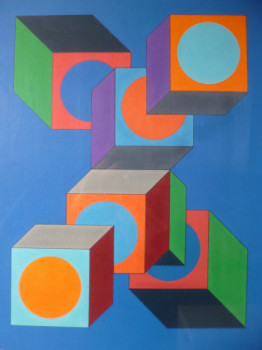 Contemporary work named « PERSPECTIVE XY », Created by MOSCA