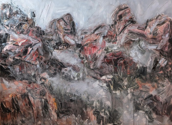 Contemporary work named « "Le désert en moi (3)" », Created by FLO DINIS KLOPRIES