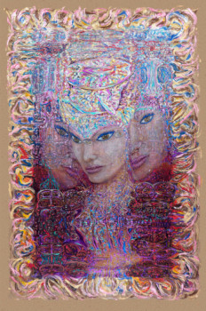 Contemporary work named « Clara étoile stimulante. », Created by WILL GUéRIN