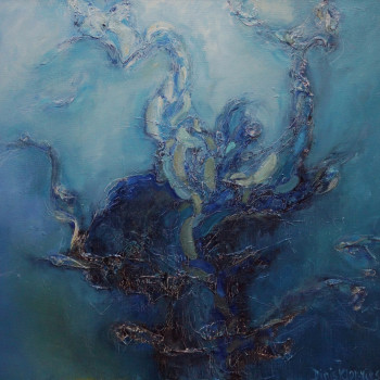 Contemporary work named « "Living Waters V" », Created by FLO DINIS KLOPRIES