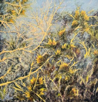 Contemporary work named « Fleurs sur épines », Created by NADYA RIGAILL