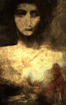 Named contemporary work « Sadness..... », Made by PHILIPPE BERTHIER