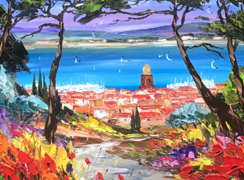 Named contemporary work « week end a st tropez », Made by LOUIS MAGRE