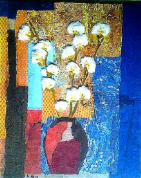 Named contemporary work « Branche de coton », Made by GINNA