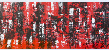 Named contemporary work « Rouge Bouge hommage à Saint Germain », Made by âM