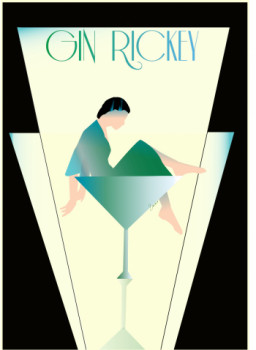 Contemporary work named « Gin Rickey », Created by EMMA MALLERET