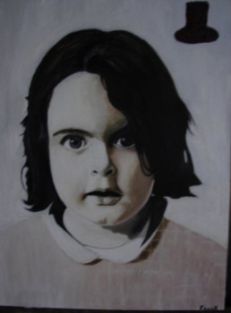 Contemporary work named « L' OVNI ( offert à Amélie Nothomb ) », Created by FRANK