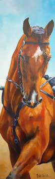 Contemporary work named « Au Trot », Created by MICHEL AMIACHE