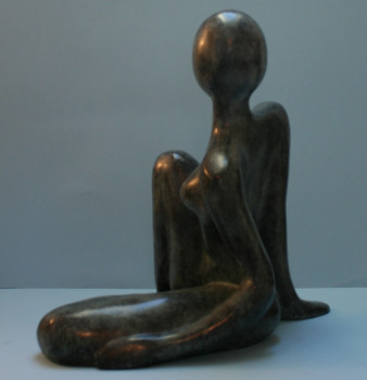 Contemporary work named « la Belle - bronze », Created by ISABELLE MOTTE