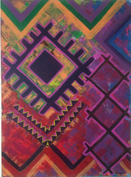 Named contemporary work « motifs berbères2 », Made by ASZOOM