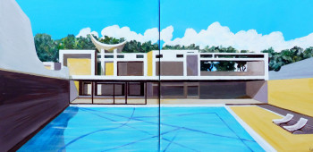 Contemporary work named « Vision d'été », Created by KOEN DE WEERDT