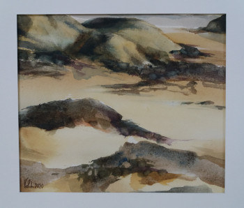 Contemporary work named « Dunes 1 », Created by VAL.H