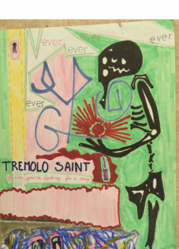 Named contemporary work « tremolo saint », Made by DAVID SROCZYNSKI