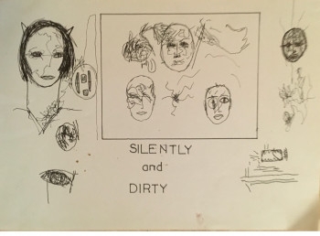 Named contemporary work « silently and dirty », Made by DAVID SROCZYNSKI