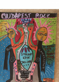Named contemporary work « budapest rock straight edge », Made by DAVID SROCZYNSKI