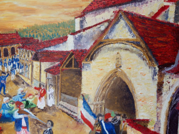 Named contemporary work « La révolution française et l'Eglise en1793 », Made by CHRISTOPHE MAIGNIEN