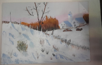 Contemporary work named « En hiver », Created by KRYS