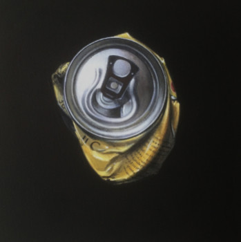 Contemporary work named « Crushed Schweppes can 2 », Created by DIDIER VALLé