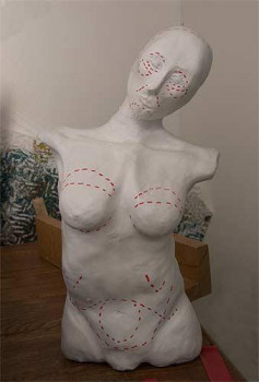 Named contemporary work « chirurgie », Made by MANOLO-MAY