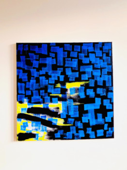 Named contemporary work « Midnight Blue », Made by JO