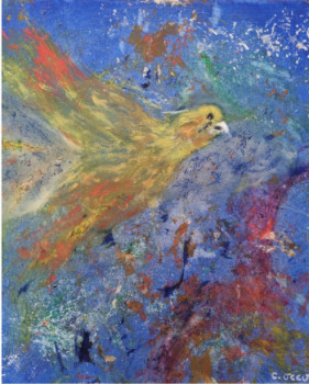Contemporary work named « Rêve d oiseau », Created by CATY OCCO