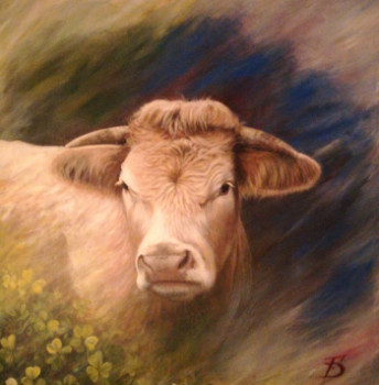 Named contemporary work « L' amour vache », Made by FLORICA DRAGAN