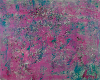 Named contemporary work « Violet », Made by AIMèS