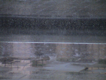 Named contemporary work « run, still get wet », Made by DAVID SROCZYNSKI