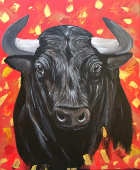 Contemporary work named « el toro », Created by VEVECREATION