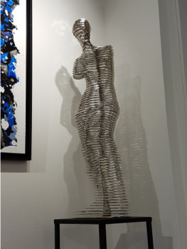 Contemporary work named « Vénus aux Cerceaux », Created by JEAN-LUC NEGRO
