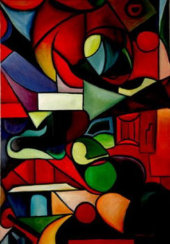 Named contemporary work « abstraction », Made by AMARELY