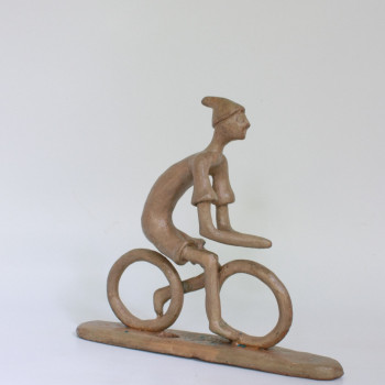 Contemporary work named « Cycliste (n° 236) », Created by DIDIER FOURNIER
