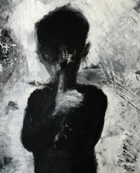 Named contemporary work « THE SILENCE », Made by SHADOW