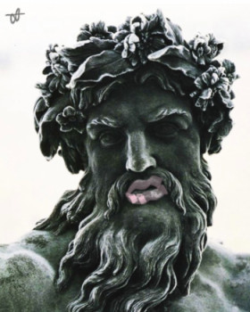 Contemporary work named « Zeus », Created by CLAUDE « MONNET »
