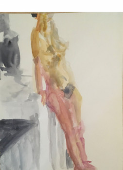 Named contemporary work « nude 1 », Made by DAVID SROCZYNSKI