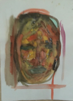 Named contemporary work « face 3 », Made by DAVID SROCZYNSKI